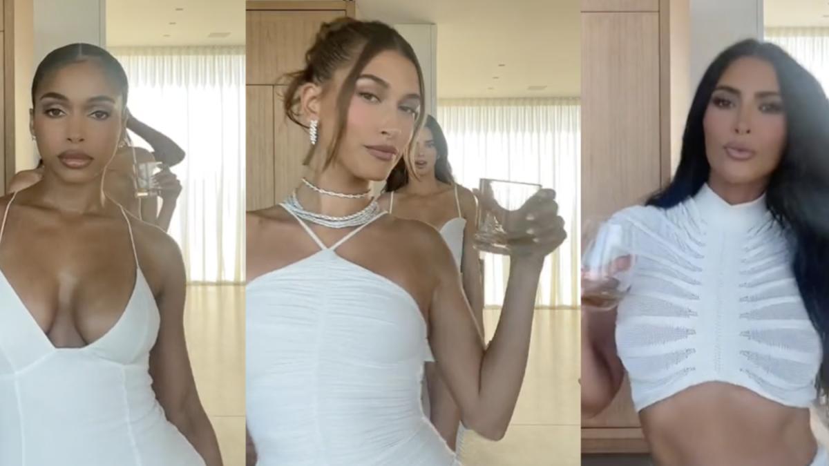 Kim Kardashian and friends